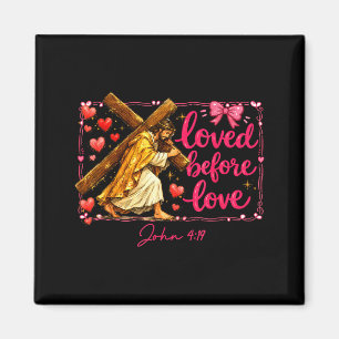 Valentines xoxo jesus christian religious loved magnet