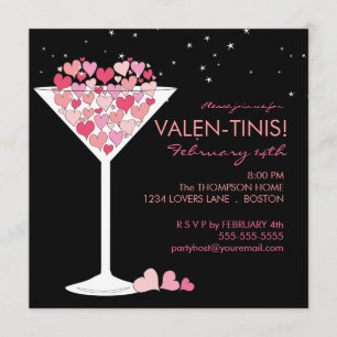 Valentini Martini Valentines Day Party Invitation