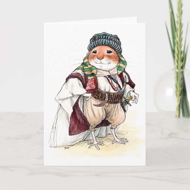 Valentino Mouse Greeting Card (Front)