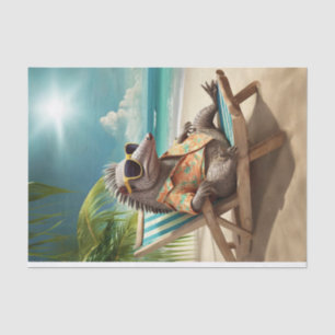 Valentino on Holiday, Armadillo Spring Breaks Tissue Paper