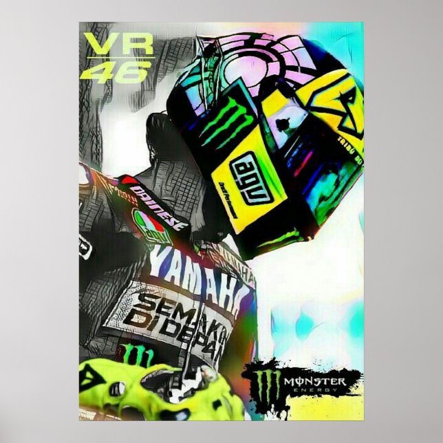 valentino rossi, moto gp legend,    the doctor 46, poster (Front)