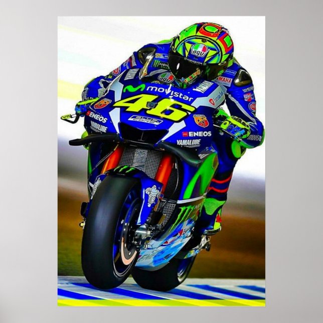 valentino rossi, moto gp legend,    the doctor 46, poster (Front)