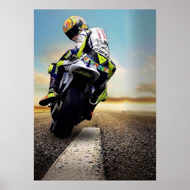 valentino rossi, moto gp legend,    the doctor 46, poster (Front)