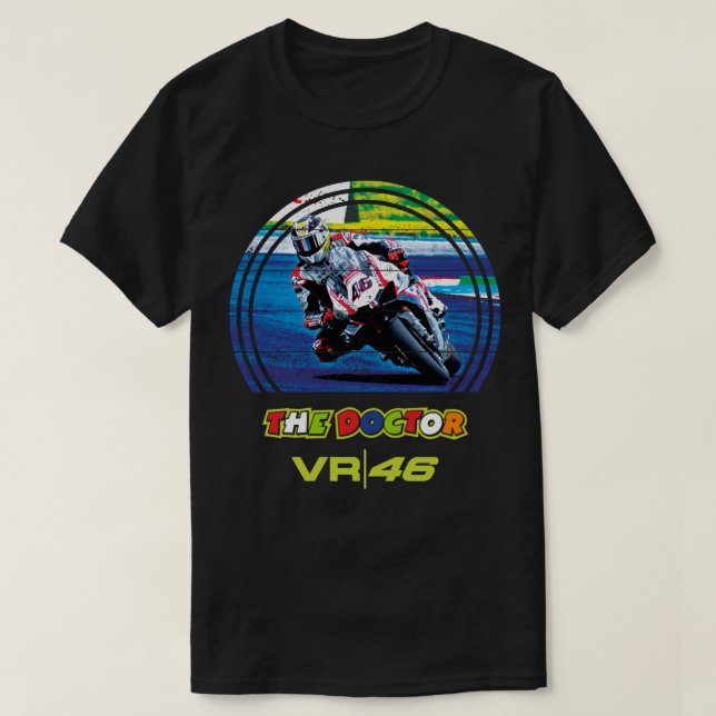 Valentino Rossi Motorcycle GP T-Shirt (Design Front)