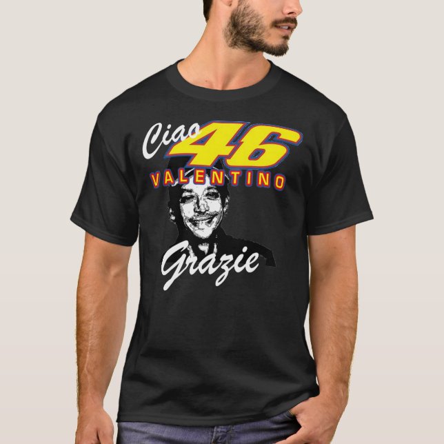 Valentino Rossi The Doctor The GOAT Design  Essent T-Shirt (Front)