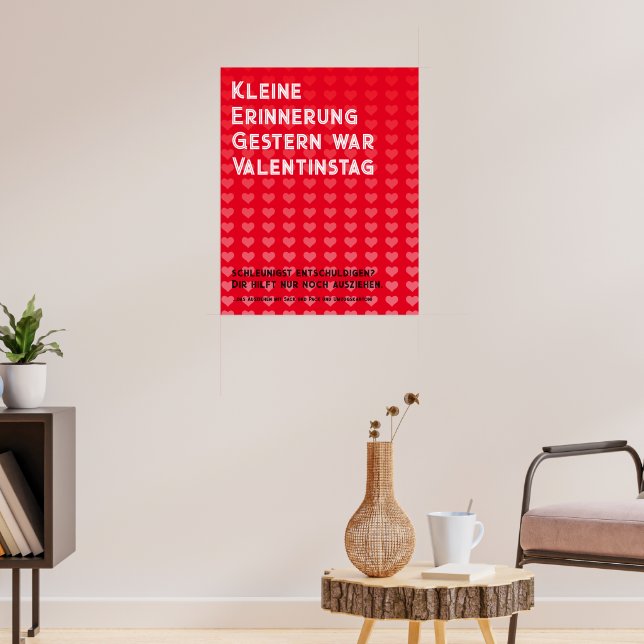 Valentinstag vergessen Poster (Living Room 3)