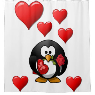Valenttine's Day Shower Curtain