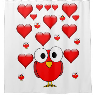 Valenttine's Day Shower Curtain