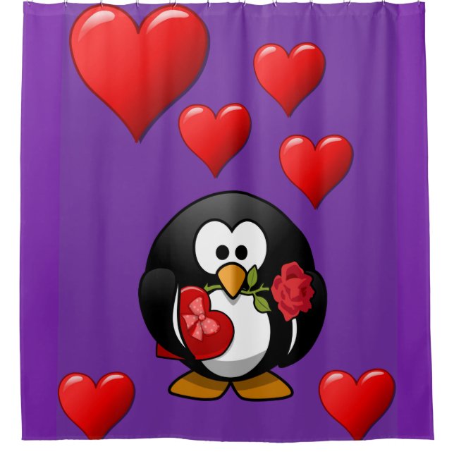 Valenttine's Day Shower Curtain (Front)