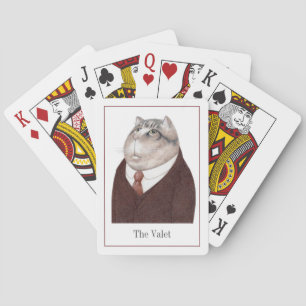 VALET CAT Playing Cards + Text