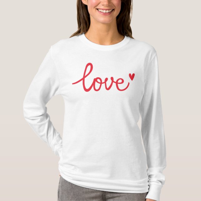 Valetine's Day Love T-Shirt (Front)