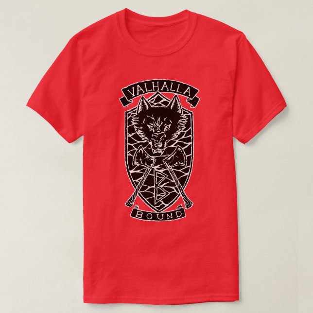 Valhalla Bound Inverted T-Shirt (Design Front)