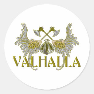 Valhalla Classic Round Sticker