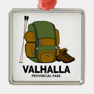 Valhalla Provincial Park Backpack Metal Ornament