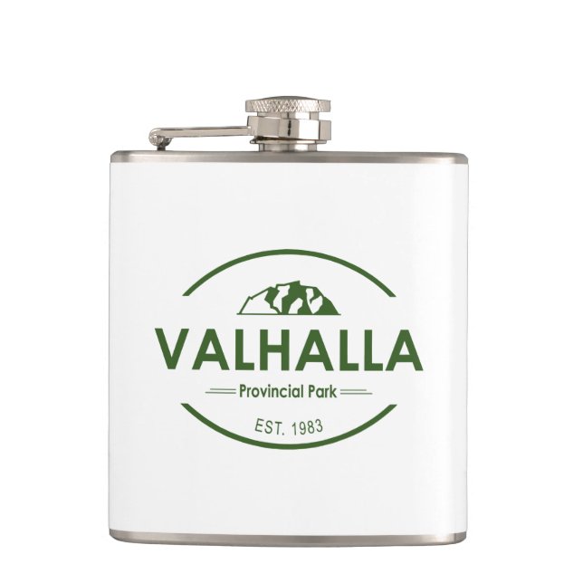 Valhalla Provincial Park Hip Flask (Front)