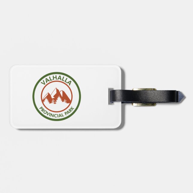 Valhalla Provincial Park Luggage Tag (Back Horizontal)