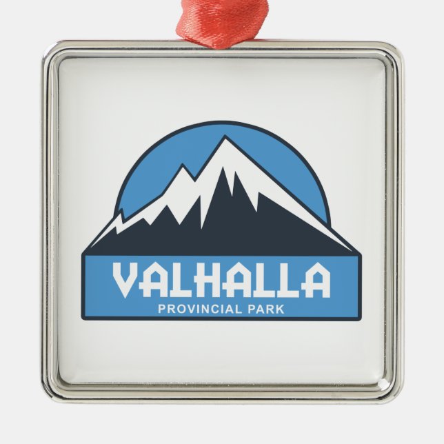 Valhalla Provincial Park Metal Ornament (Front)
