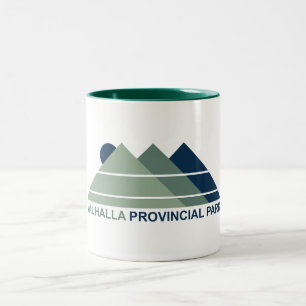 Valhalla Provincial Park Mountain Sun Two-Tone Coffee Mug