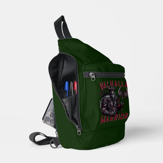 Valhalla Warrior Sling Bag (Open)
