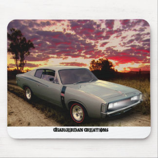 Valiant Charger E49 mercury silver mousepad