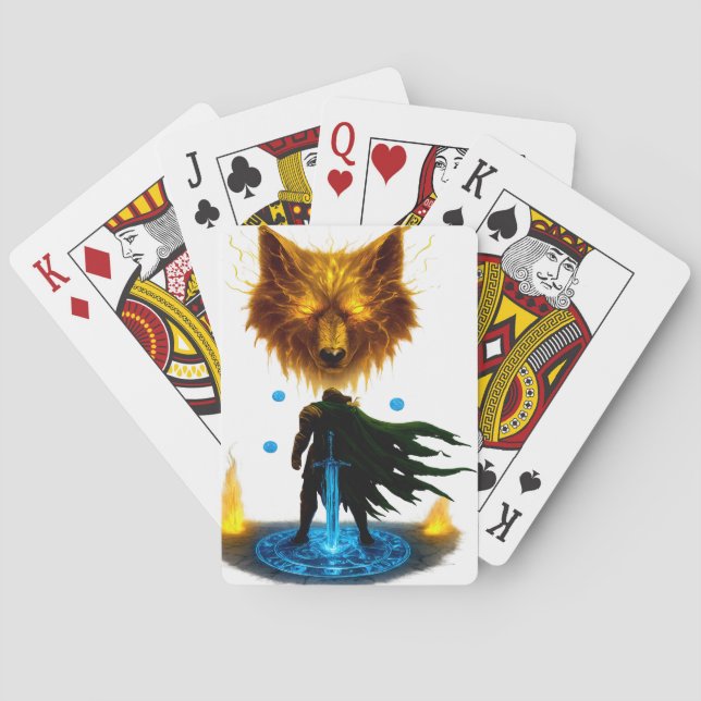 Valiant Knight Battle Ready Playing Cards (Back)