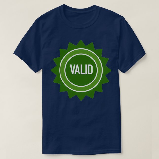Valid T-Shirt (Design Front)