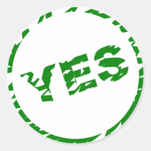 Validation Icon - YES - Sticker
