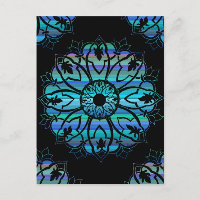 Valium Pane Midnight Postcard (Front)