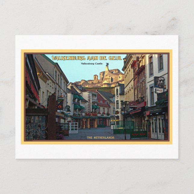 Valkenburg Castle Ruins Postcard (Front)