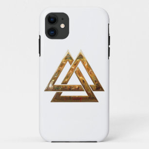 Valknut - gold iPhone 11 case