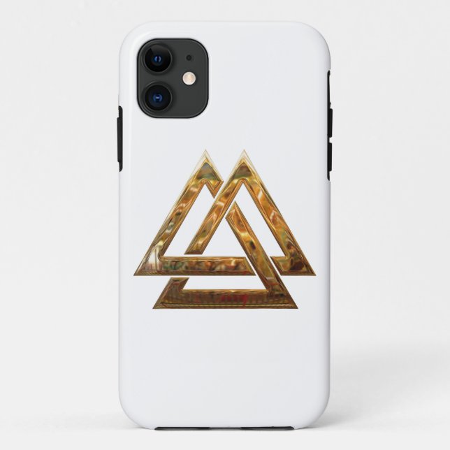 Valknut - gold Case-Mate iPhone case (Back)