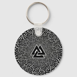 Valknut Key Ring