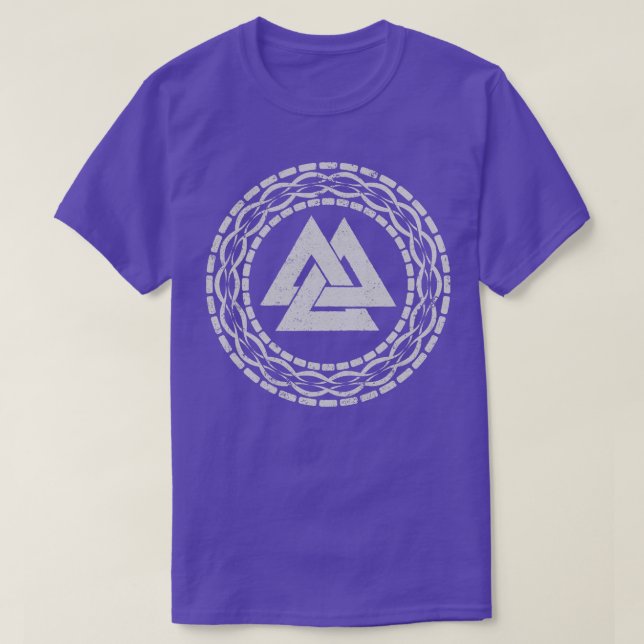 Valknut Norse Runes Viking Northmen Mythology 1 T-Shirt (Design Front)