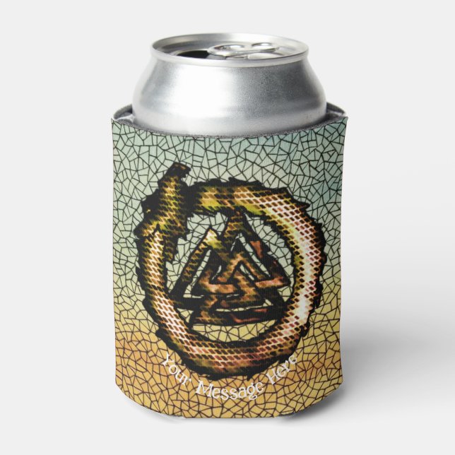 Valknut (Ouroboros) Can Cooler (Can Front)