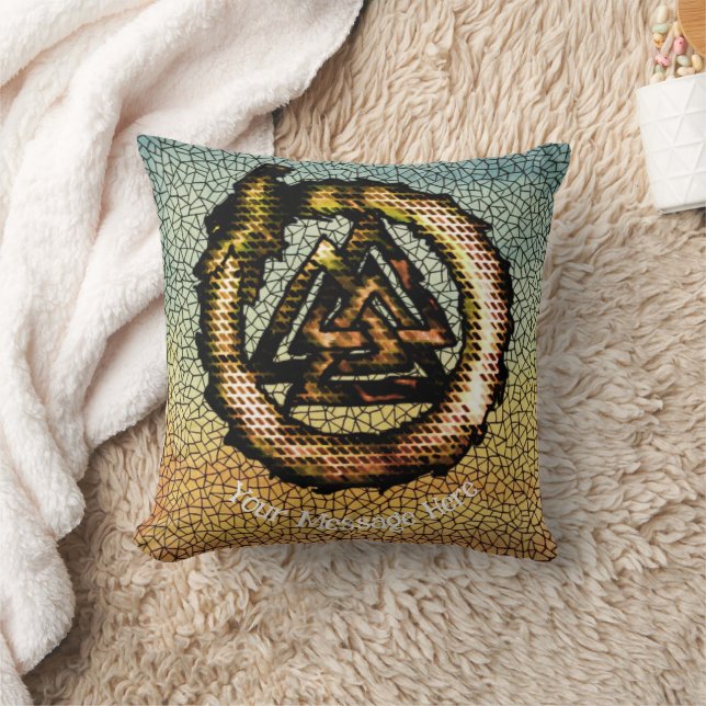 Valknut (Ouroboros) Cushion (Blanket)
