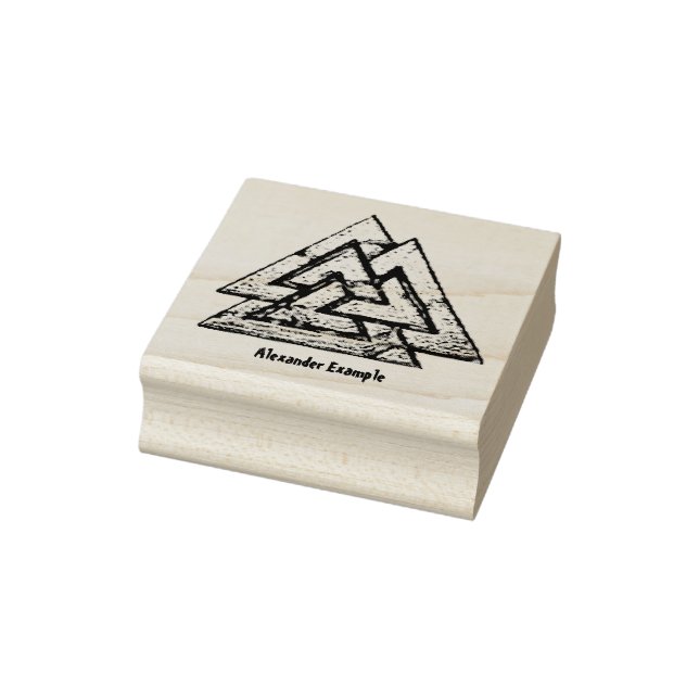 Valknut Rubber Stamp (Stamp)