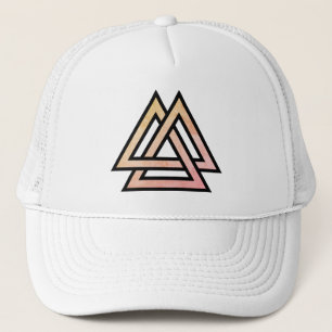 Valknut symbol variant trucker hat