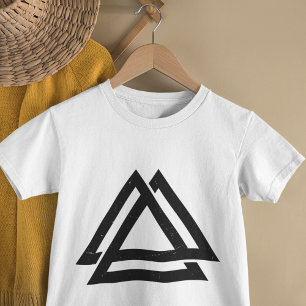 Valknut Viking Triangle Art Baby T-Shirt