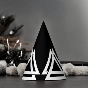 Valknut Viking Triangle Art Party Hat