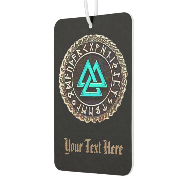 Valknut (Winding) Car Air Freshener (Left)