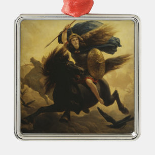 Valkyrie, 1865 (oil on canvas) metal ornament
