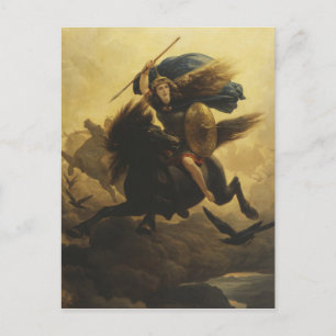 Valkyrie, 1865 (oil on canvas) postcard