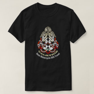 Valkyrie motorcycle Celtic Explorer dark T-Shirt