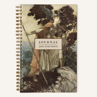 Valkyrie Norse Myth Wagner Rackham Dotted Journal