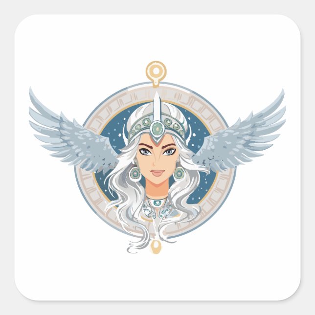 Valkyrie Square Sticker (Front)
