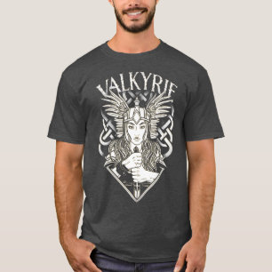 Valkyrie Valhalla Mythology Norse Nordic Viking Sh T-Shirt