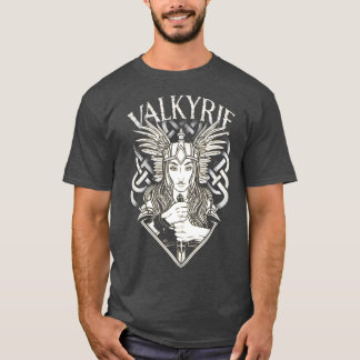 Valkyrie Valhalla Mythology Norse Nordic Viking Sh T-Shirt