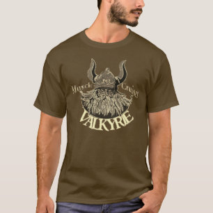 Valkyrie Viking Rugged Design T-Shirt