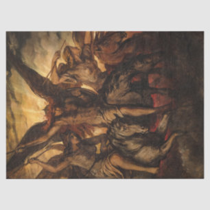 Valkyries by Elisabeth Jerichau-Baumann Tissue Paper