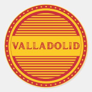 Valladolid City Pride Emblem – Spanish Identity Classic Round Sticker